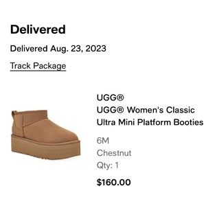 UGG NWT ultra mini platform